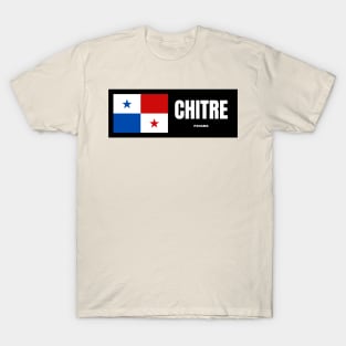 Chitre City with Panama Flag T-Shirt